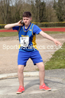 Shot putt, 2021 NECAA Open Graded Meeting, Morpeth. Photo: David T. Hewitson/Sports for All Pics